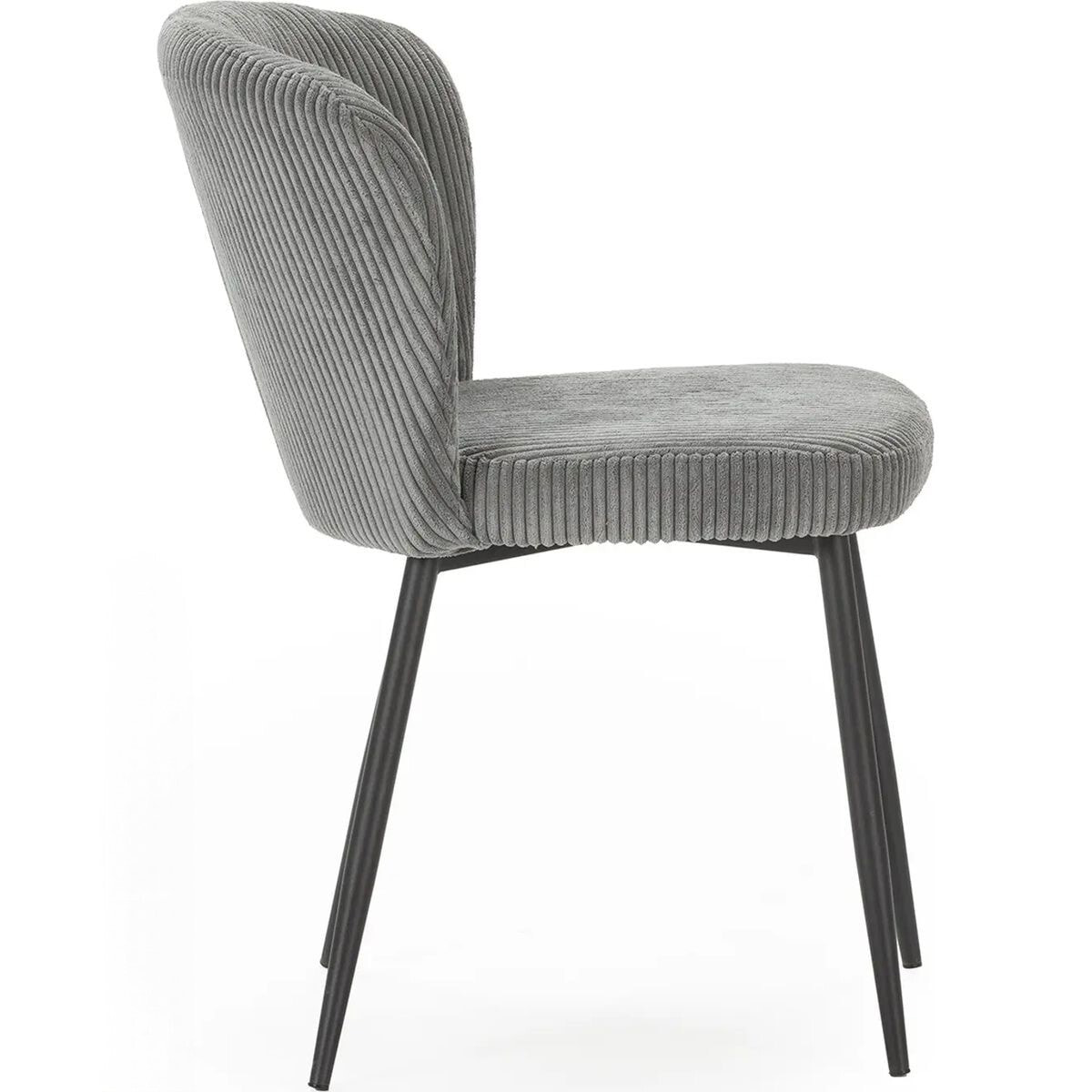 Lot de 4 chaises en velours côtelé - KLARA