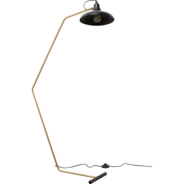 Lampadaire Doro noir 130cm Kare Design