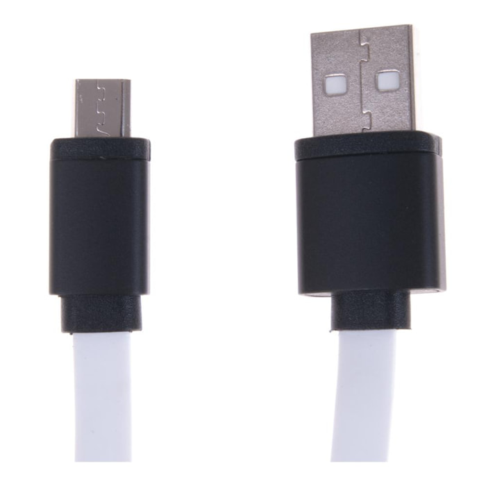 CAVO DA MICRO USB A USB BIANCO / NERO