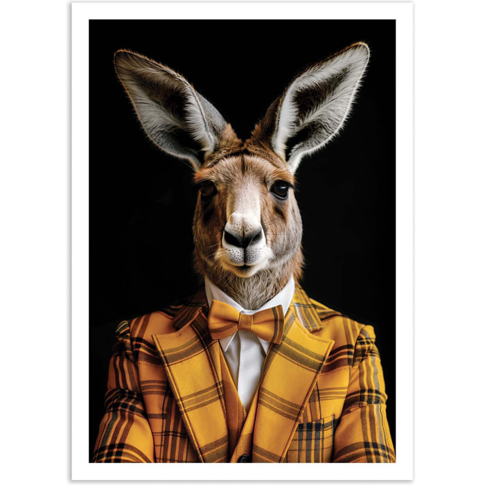 Affiche - Kangaroo Wild Suits - Philippe Hugonnard