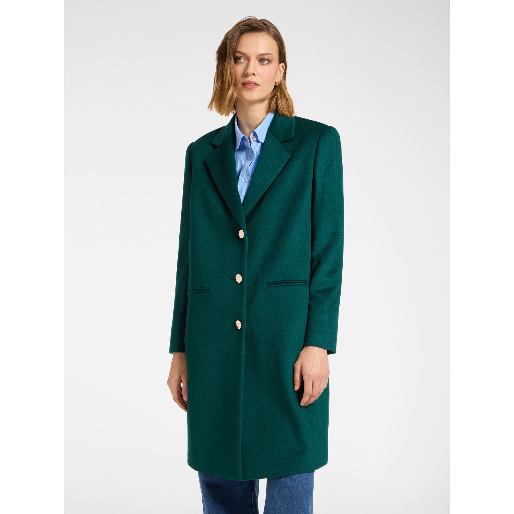 Elena Mirò - Cappotto in lana - Verde