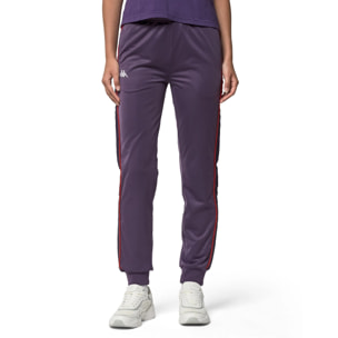 Kappa - Pantaloni Donna Viola - 222 Banda Wrastoria Slim