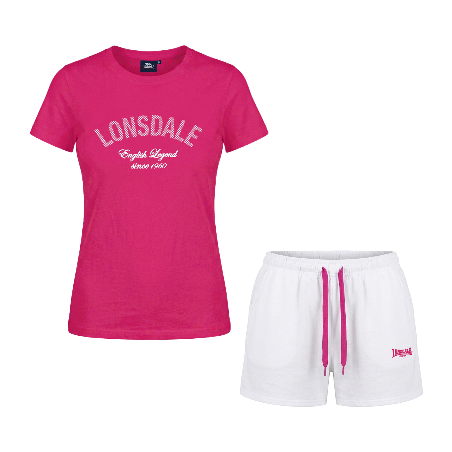 Completo Set Donna LONSDALE Cotone Corto