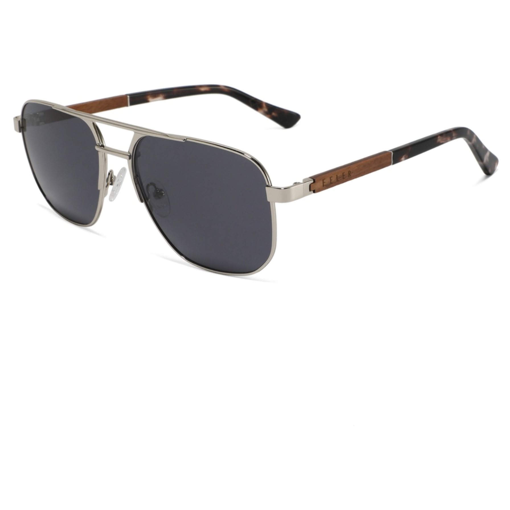 Gafas de Sol Feler 1716-7 Polarizadas de Madera Unisex 56 mm