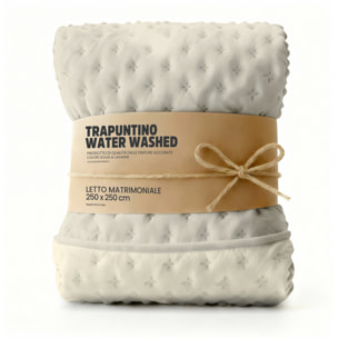 TRAPUNTINO WATER WASHED MATRIMONIALE