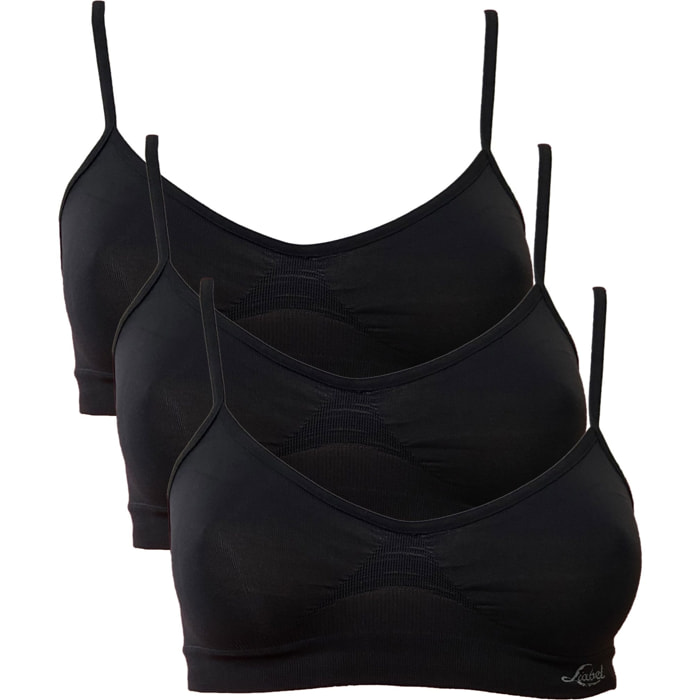 3 Brassiere da Donna Seamless Liabel