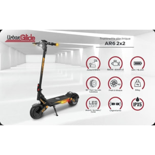 UrbanGlide ALL ROAD 6 2x2 – Trottinette électrique 10" double moteur 800W