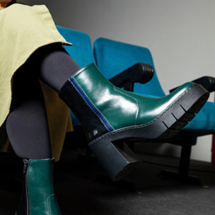 Botines con tacón 1974 NAPPA BRONZE-YELLOW/BERNA color Bronze-yellow