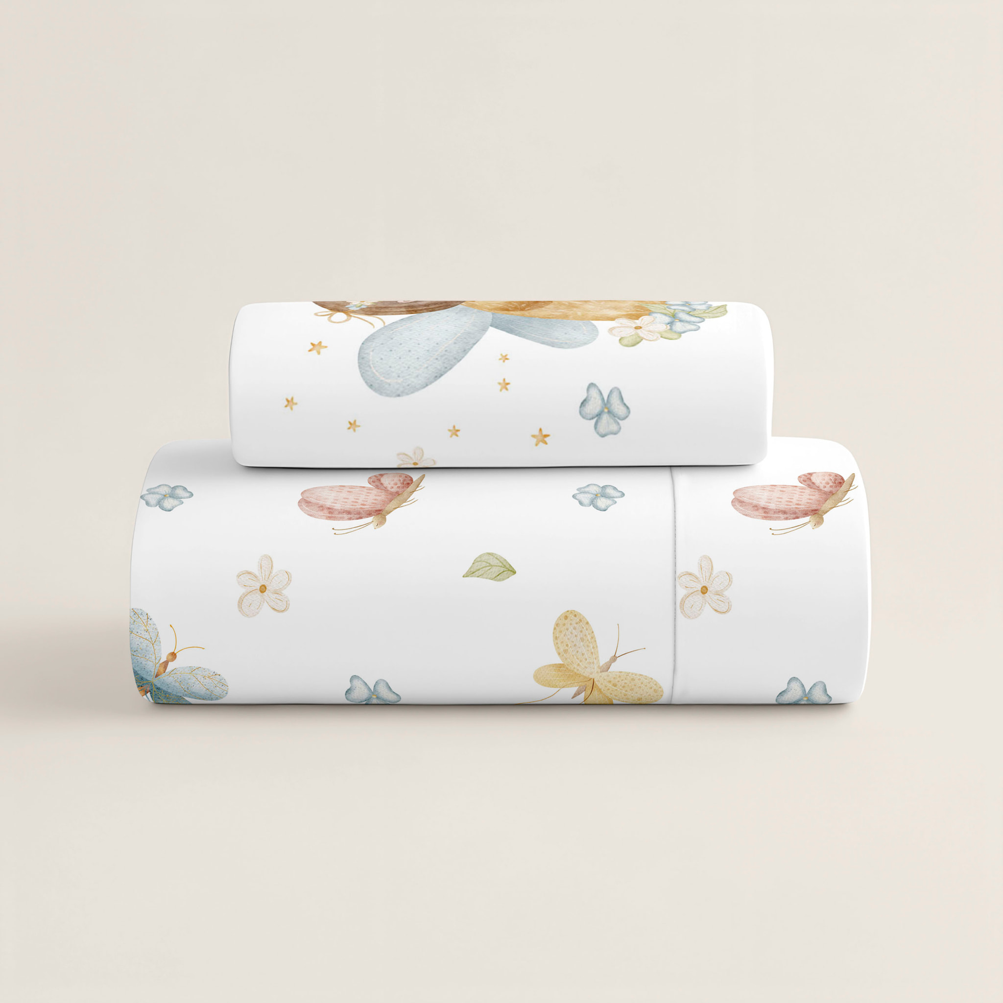 Cool Kids - Funda Nórdica Estampada - Reversible - Infantil - Cierre Solapa - 100% Algodón - Incluye 1 Funda de Almohada - Cuna/Maxicuna - Lorian