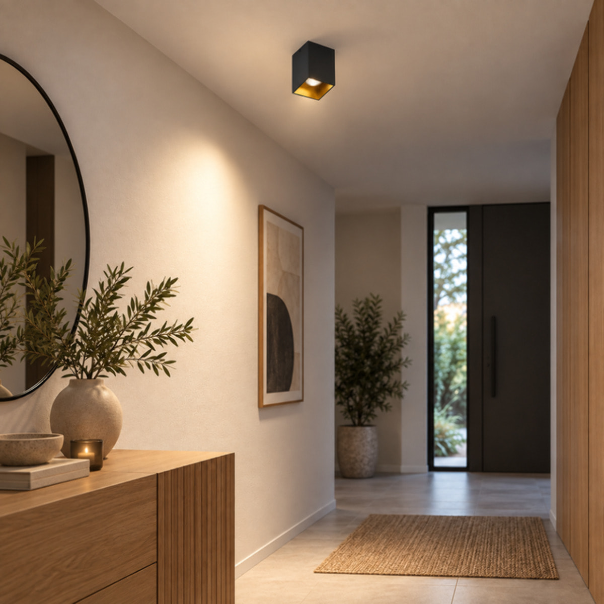 Plafoniera quadrata Rossini ARGO