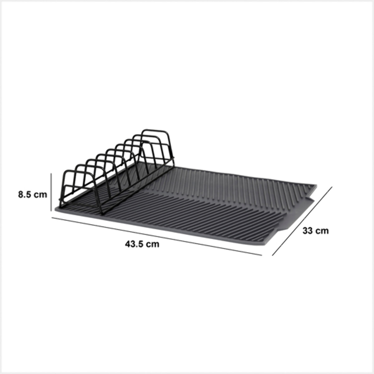 Tapis de vaisselle avec rack amovible 43x33cm