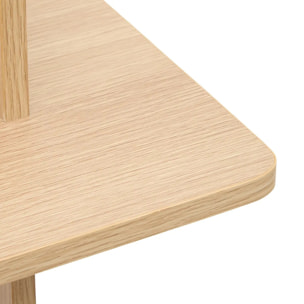 Étagère murale 2 niveaux Fixy 19x60cm beige