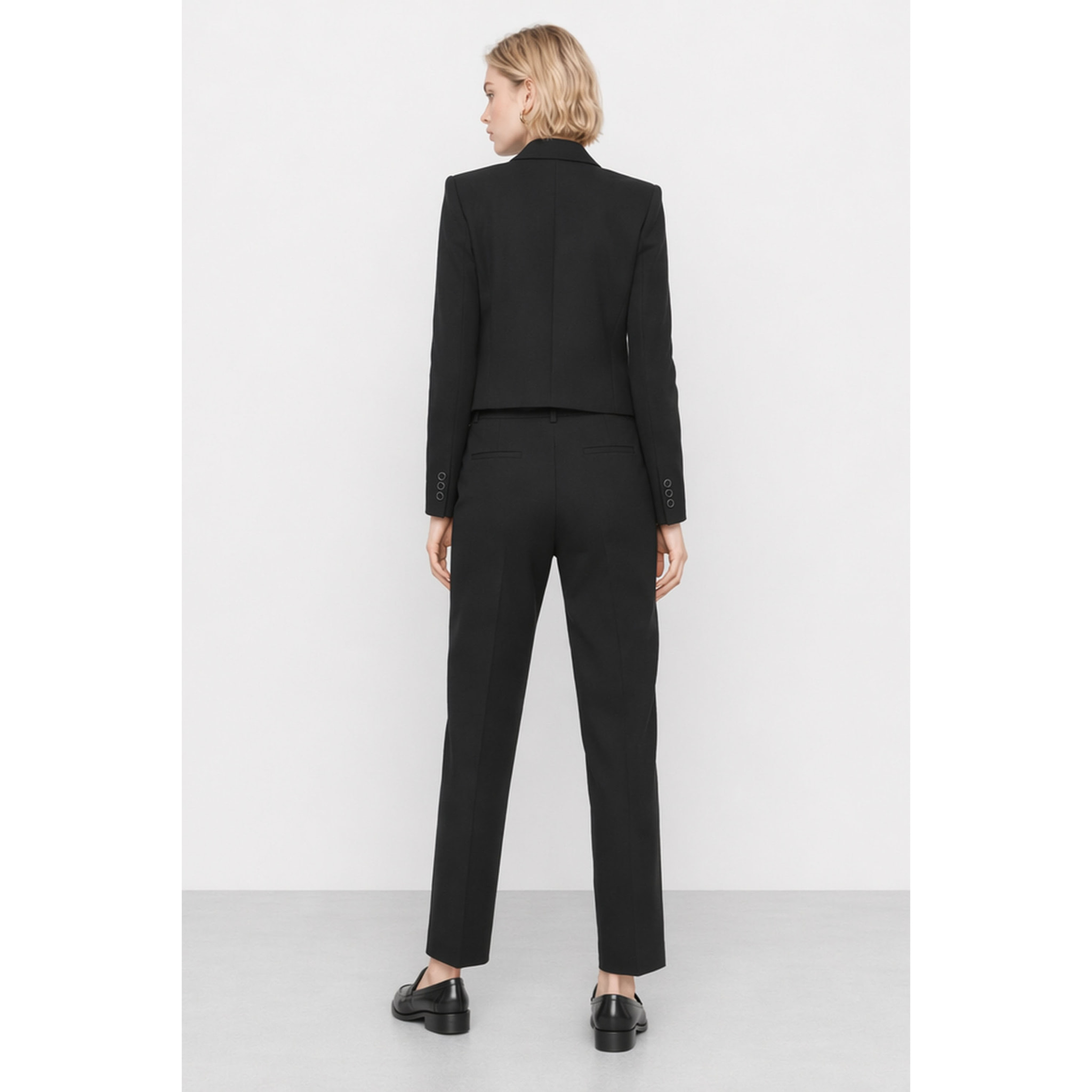 Kocca - Pantaloni sartoriali da donna a vita alta con gamba dritta Donna