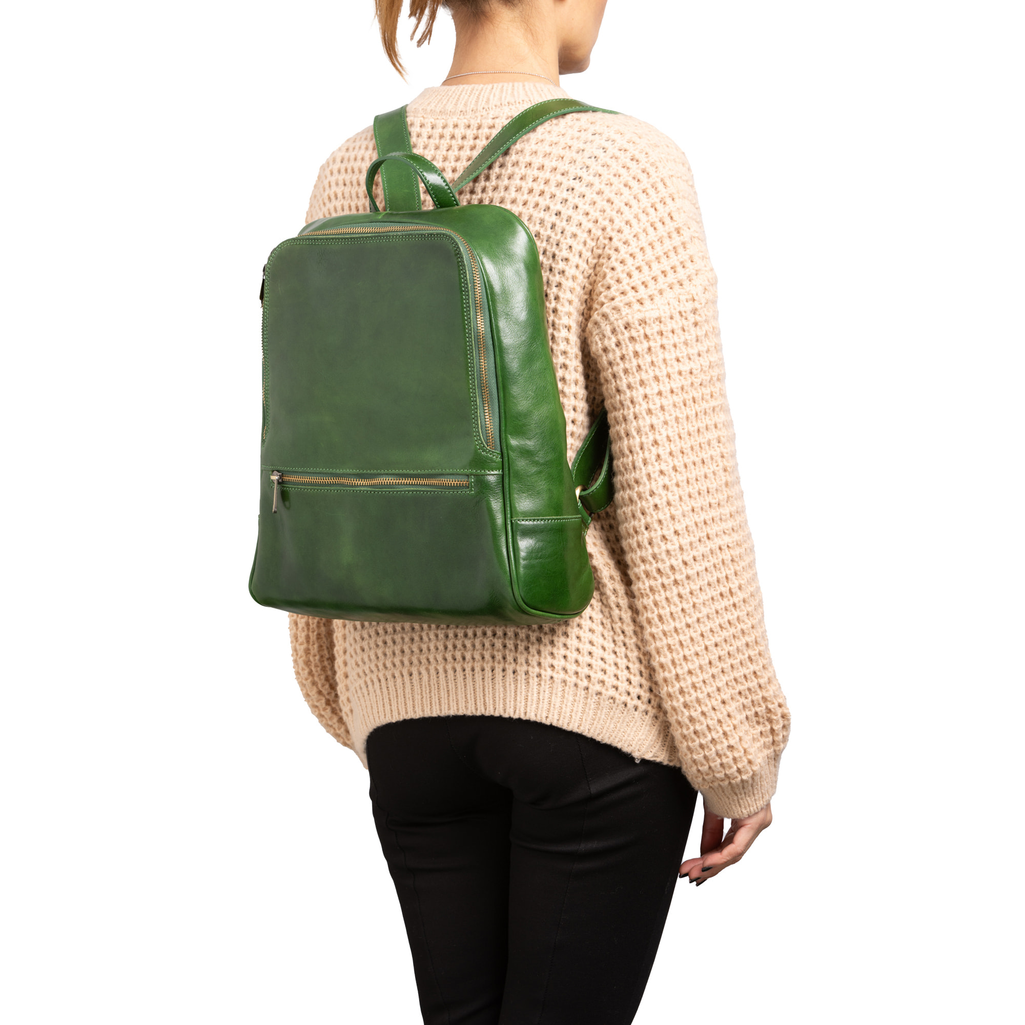 Borsa a spalla  da donna In Vera pelle Made in Italy 30x36x12 cm