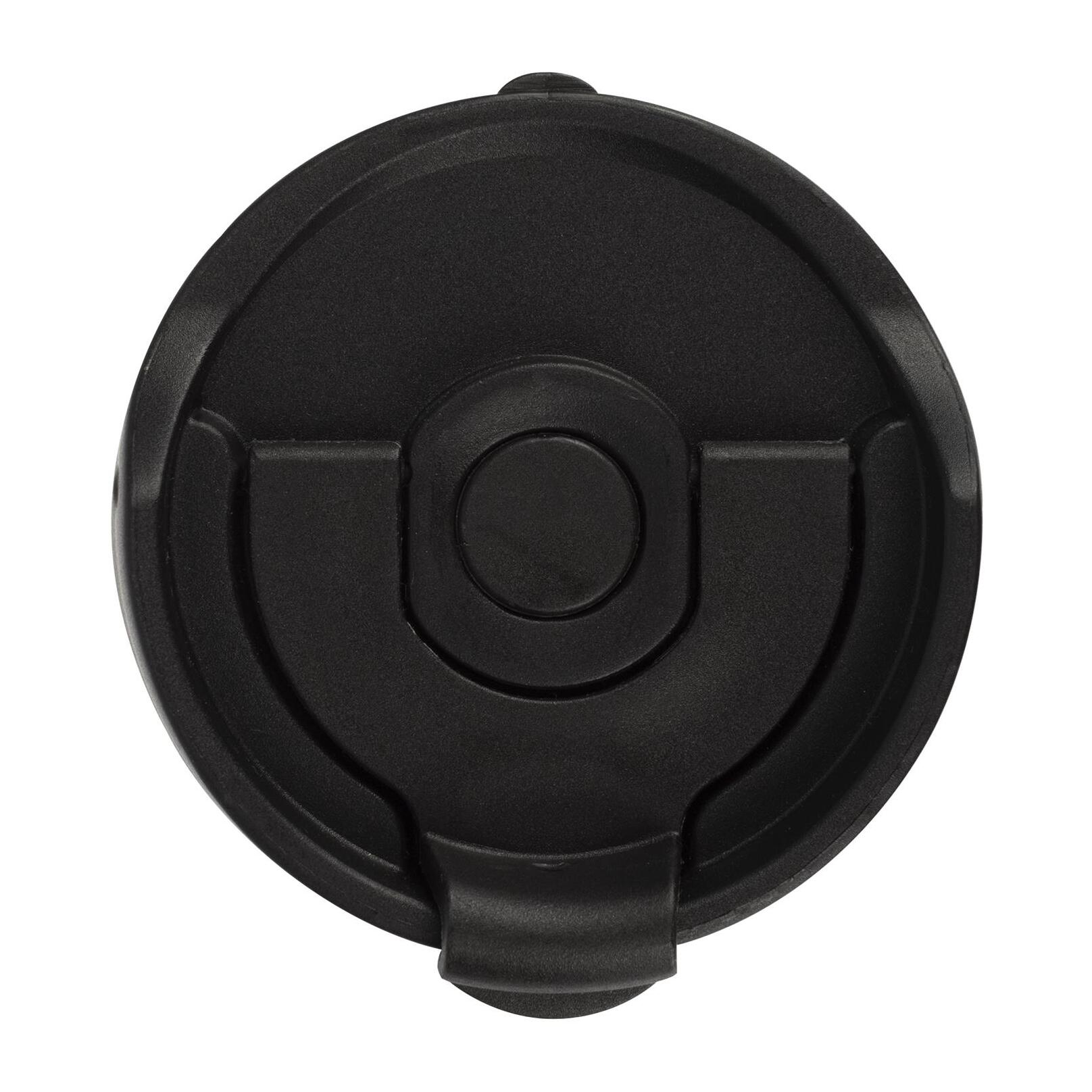 Taza de Viaje 460ml en Acero inoxidable y silicona Negro LOVERS Bergner