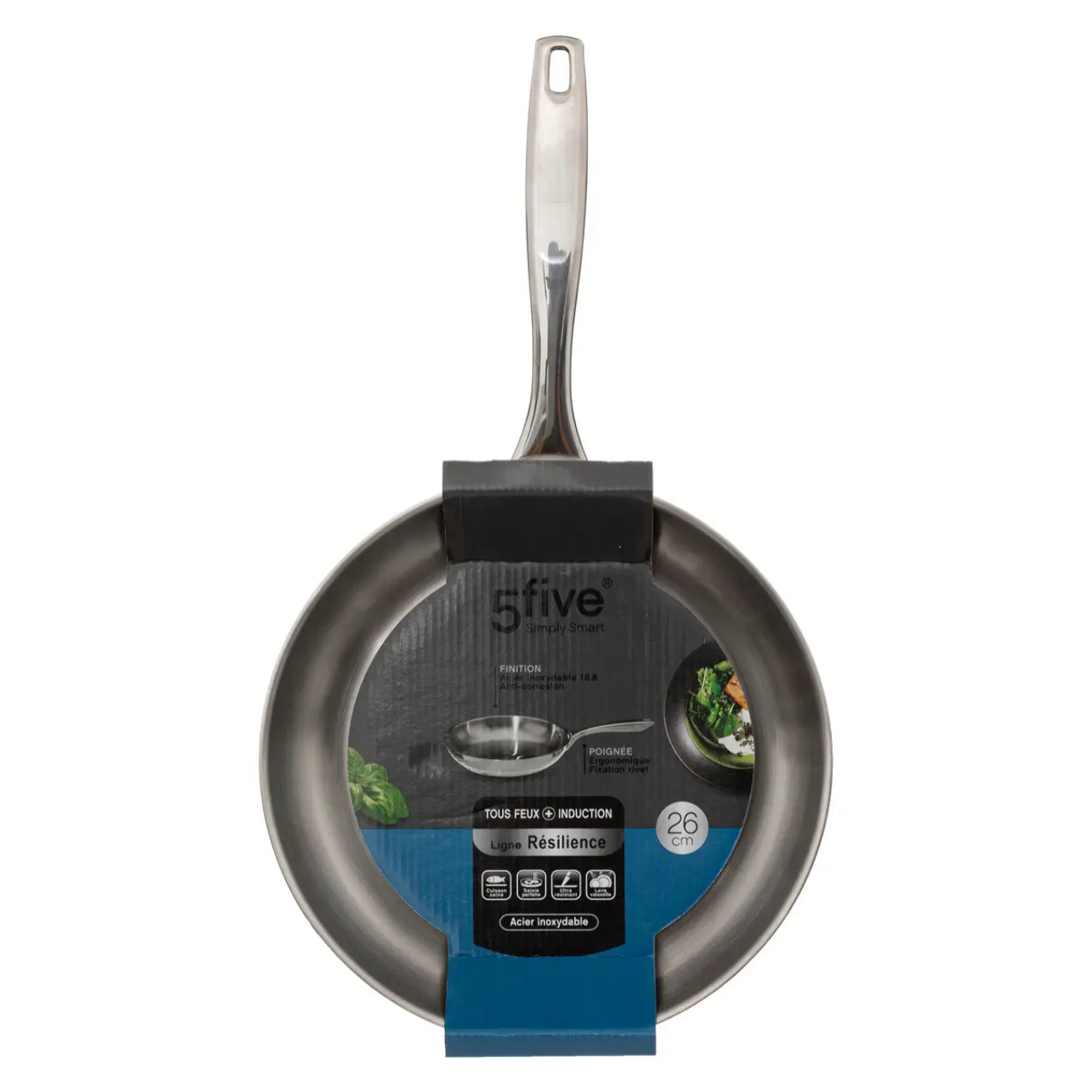 Poêle Inox 26 cm Resilience
