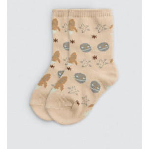 Confezione da 4 calzini stampati per neonato Cool Baby