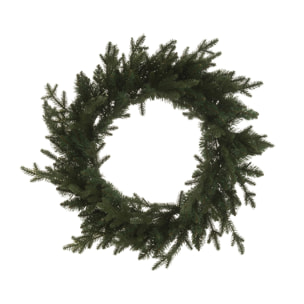 J-Line décoration couronne 20 LED - plastique - vert - large