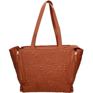 Borsa a spalla da donna Textile Polyurethane 45x27x15 cm