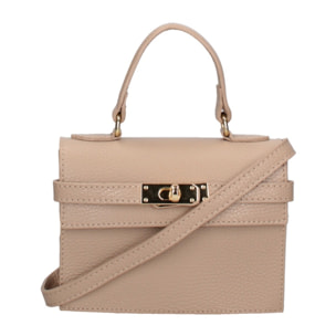 Borsa a mano da donna - Modello False - Vera pelle - 18.0 x 13.5 x 6.0 cm