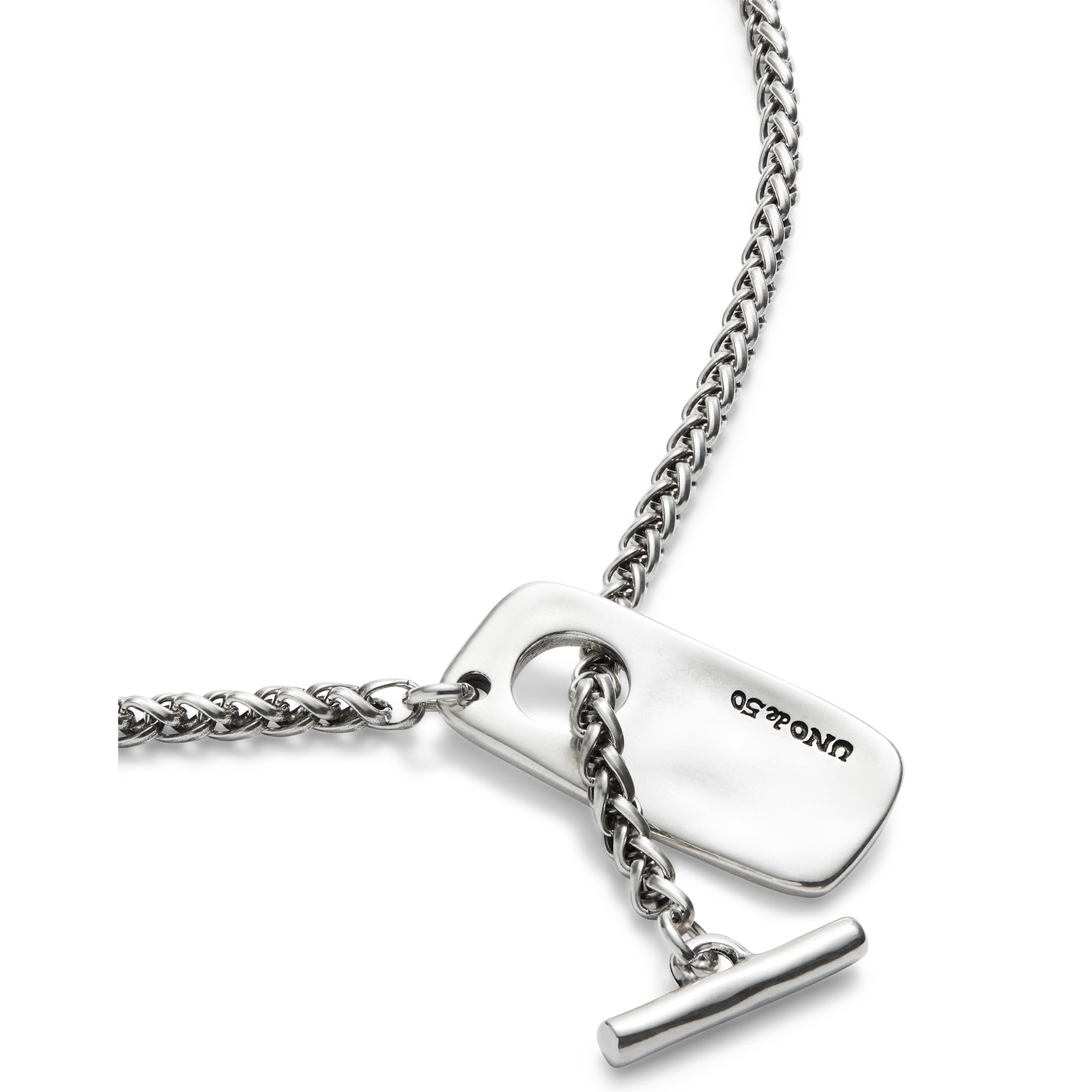 Colgante SER NATURAL PLATEADO U