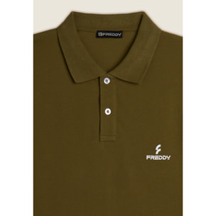 Polo Uomo in Piquet di Cotone 100% con Logo