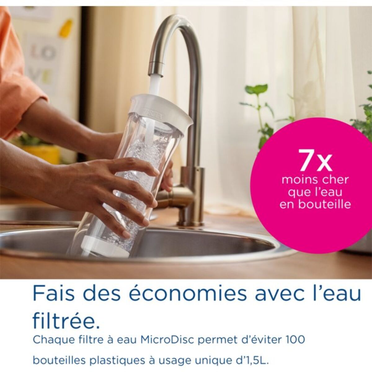 Cartouche filtrante BRITA Pack 3 filtres à eau MicroDisc