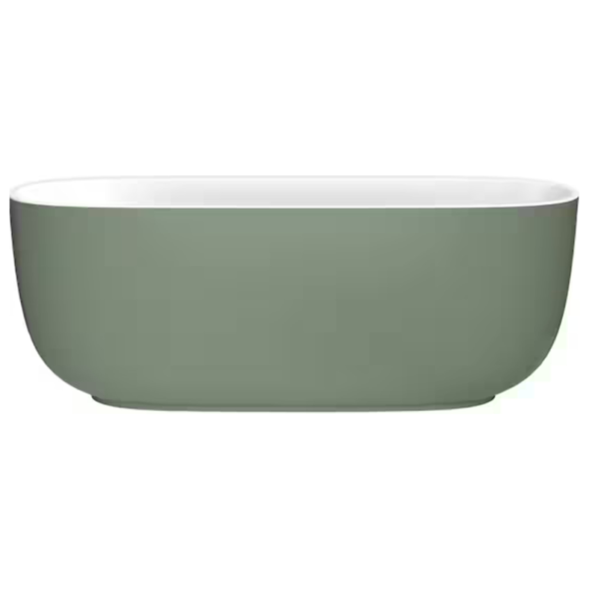 Baignoire îlot 170 x 80 cm Bastille Laque satinée Kaki