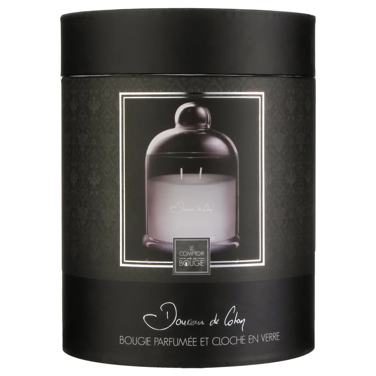 Bougie parfumée cloche "Loyd" - fleur de coton 650g