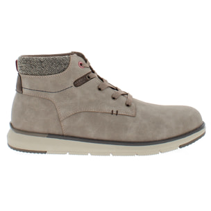 Armata di Mare Scarpe Uomo Stivaletti Casual Stringati con Soletta Rimovibile in Memory Foam AMU 2M845 Taupe