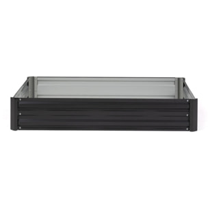 Carré potager en métal - Gris anthracite