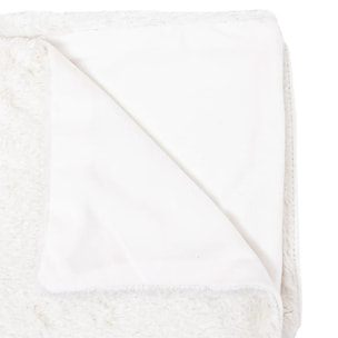 PLAID FOUR TILDE BLANC 130X180