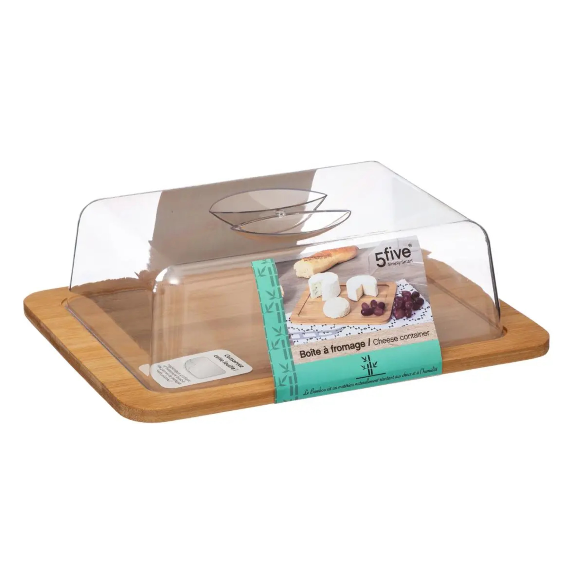 Boîte à fromage bambou