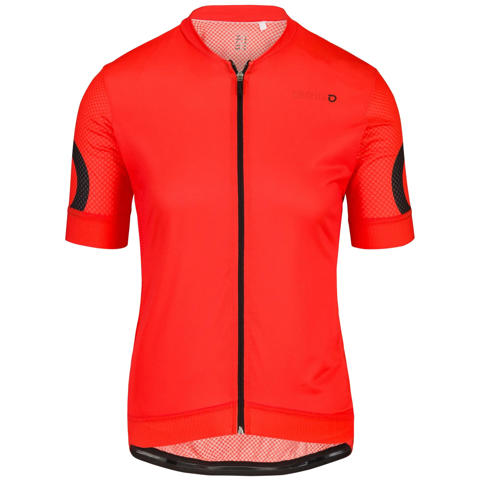 Briko - Maglie gioco, Uomo, Rosso - Granfondo Jersey 2.0