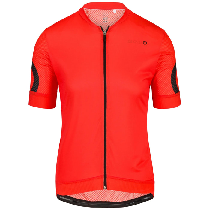 Briko - Maglie gioco, Uomo, Rosso - Granfondo Jersey 2.0