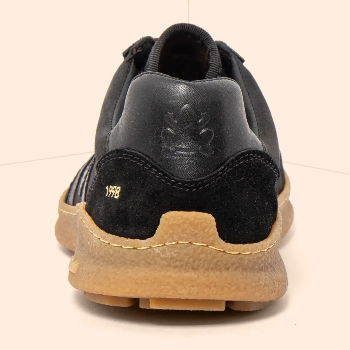 Zapatos N5435 MULTI LEATHER BLACK-CARAMELO/OROEL color Black-caramelo