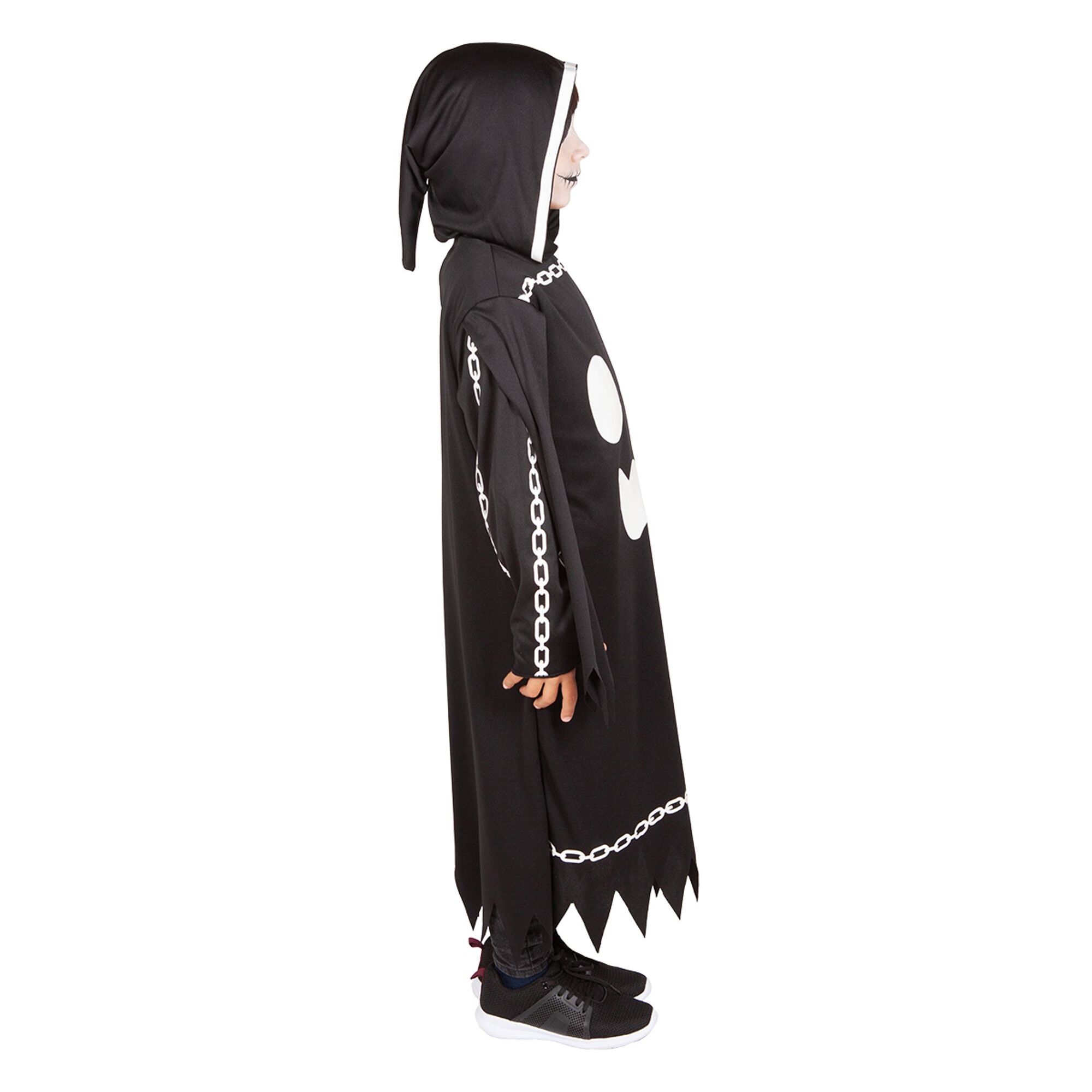 DISFRAZ FANTASMA ENCADENADO GLOW IN DARK INF