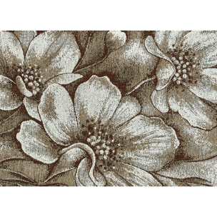 Tappeto Jacquard Ideale Salotto Camera Ingresso Made In Italy Antiscivolo, Lavabile, Morbido Disegno Asturia Fango By Suardi