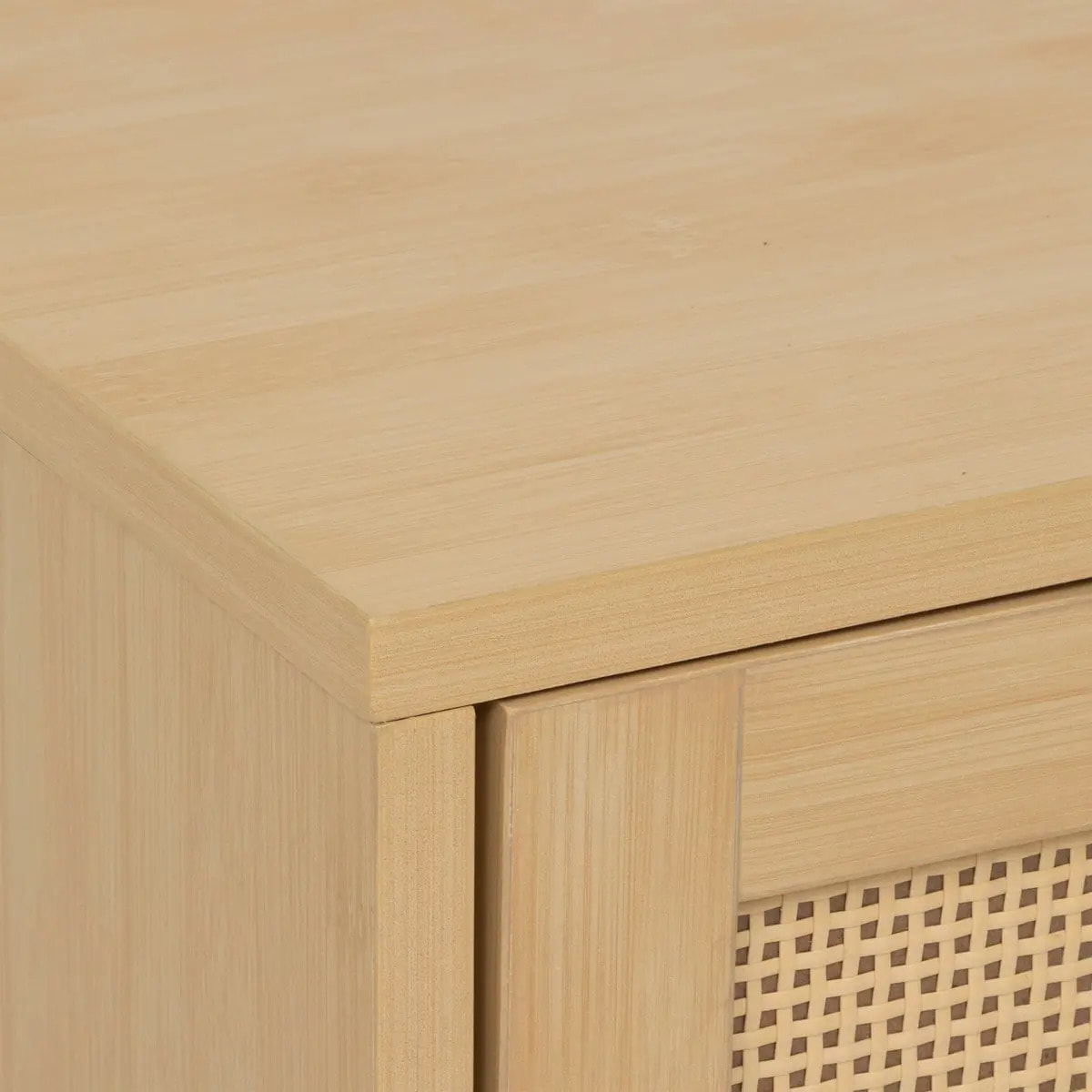 Meuble sous-lavabo Cane marron