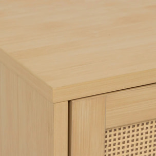 Meuble sous-lavabo Cane marron