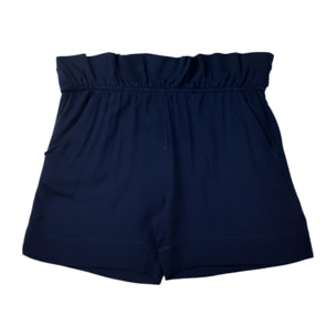 SHORT TENCEL BLU