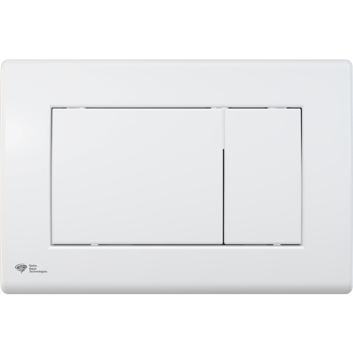 Pack WC bâti-support léger 112 cm ECO 2L Swiss Aqua Technologies + WC suspendu Ceramia + plaque blanc brillant (STECE14WT01-FR)