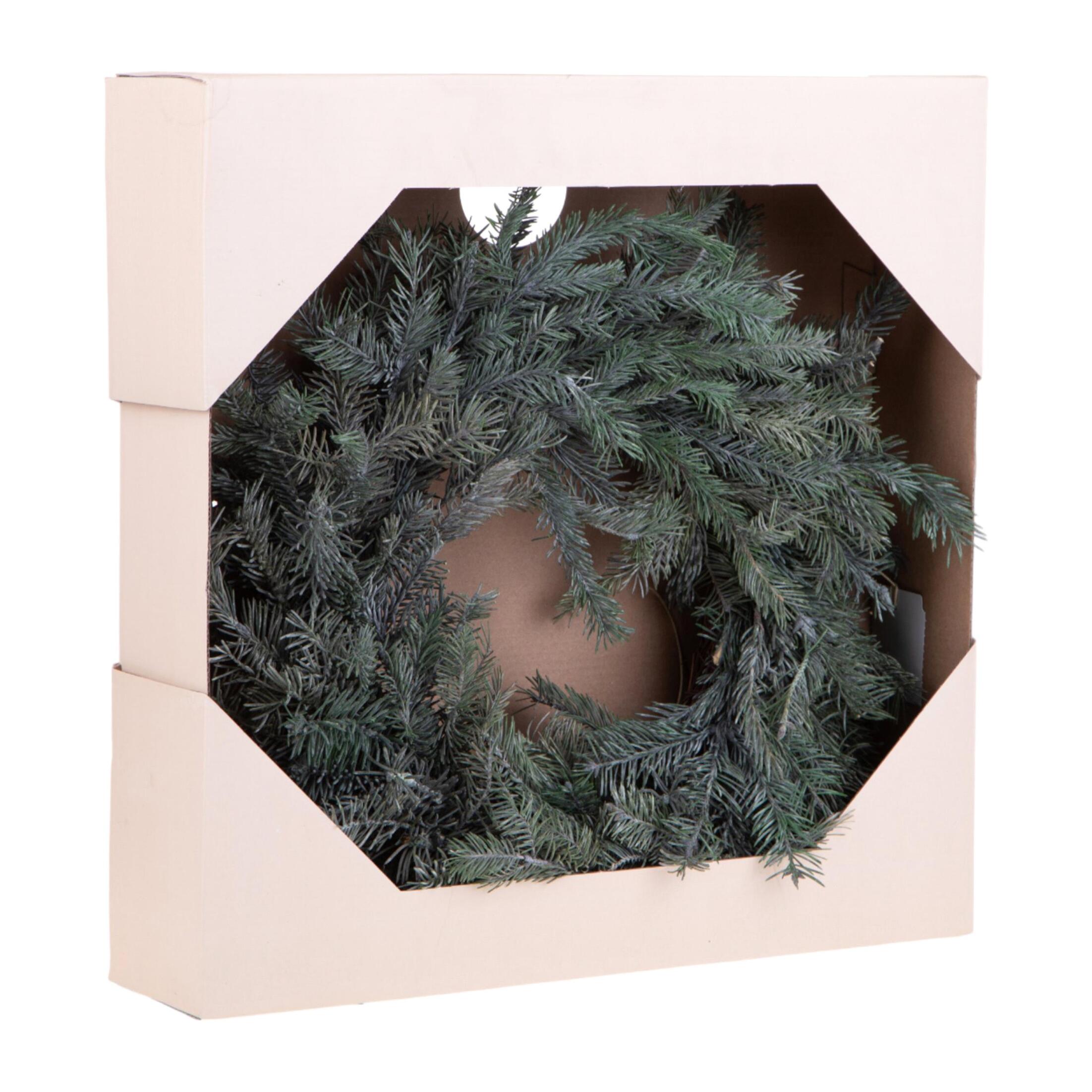 Corona natalizia - Pezzi 1 - 40xH5x40cm - Bianchi Dino SpA