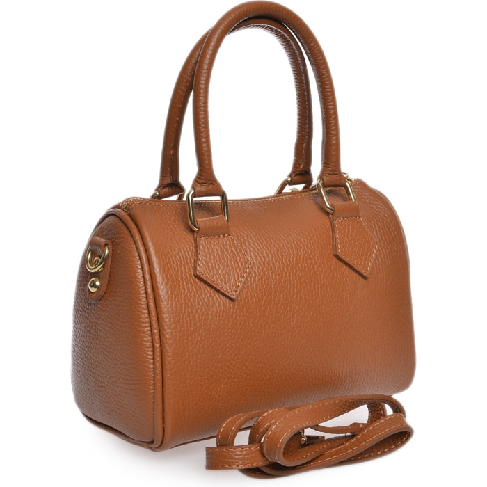 Borsa a mano Anna Luchini Cammello