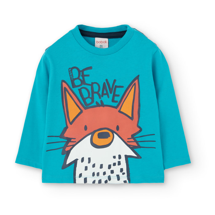 Camiseta punto básica de bebé niño -BCI