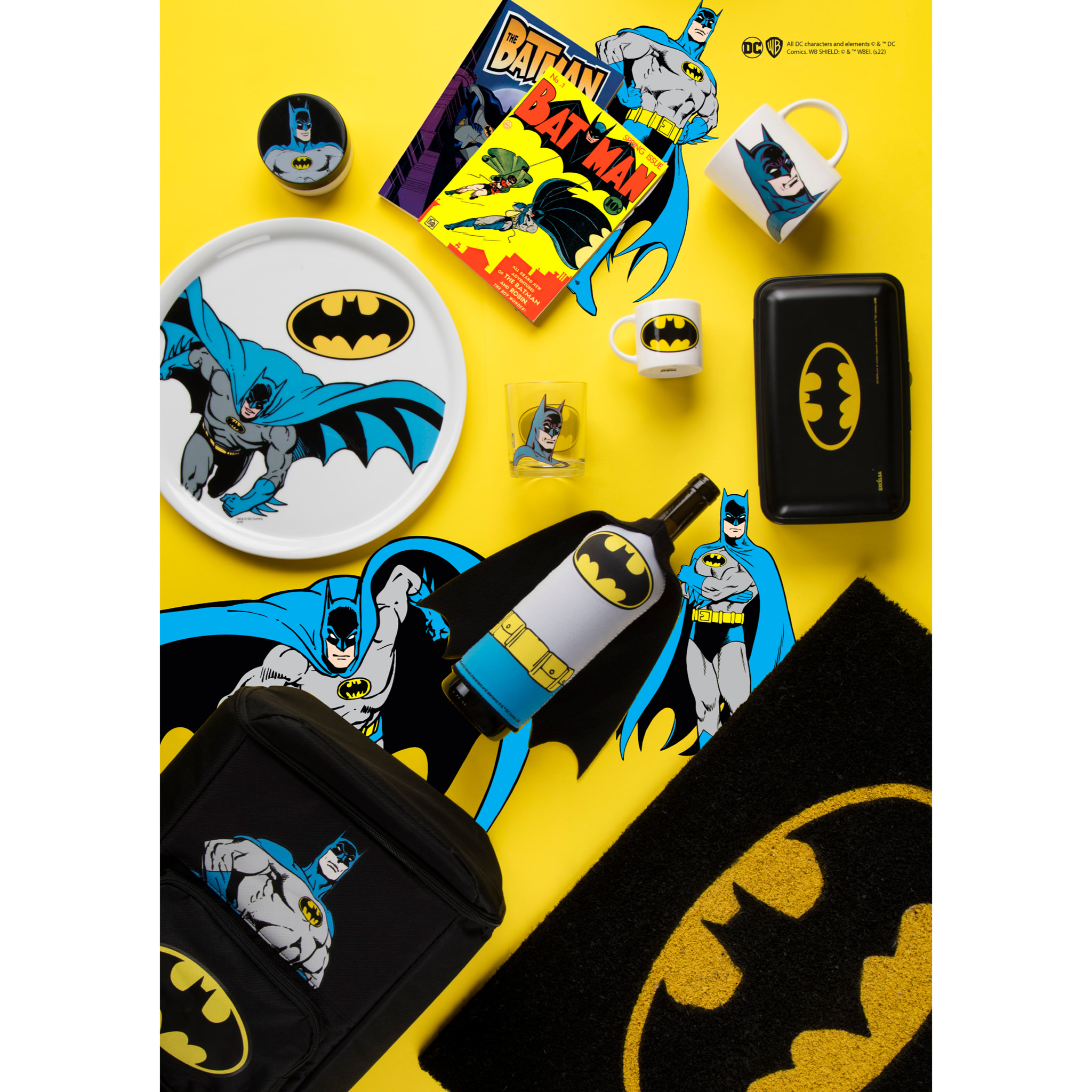 Paillasson Excelsa Batman, 60x40 cm, multicolore