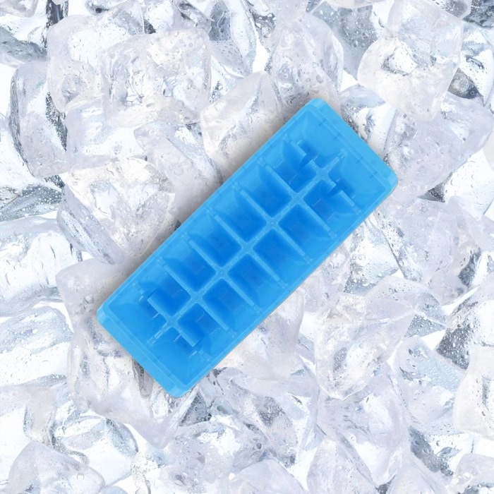 Bac à glaçons bleu capacité 16 glaçons Fackelmann Bar Concept