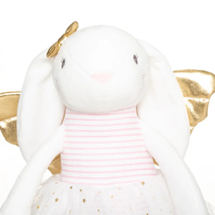 Peluche lapin glitter Zoé H.40cm