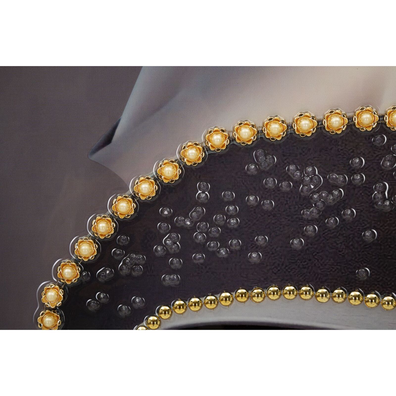 DIPINTO SU TELA LACCATO WIEN HAT -B- C/CORNICE CM 62X4X92