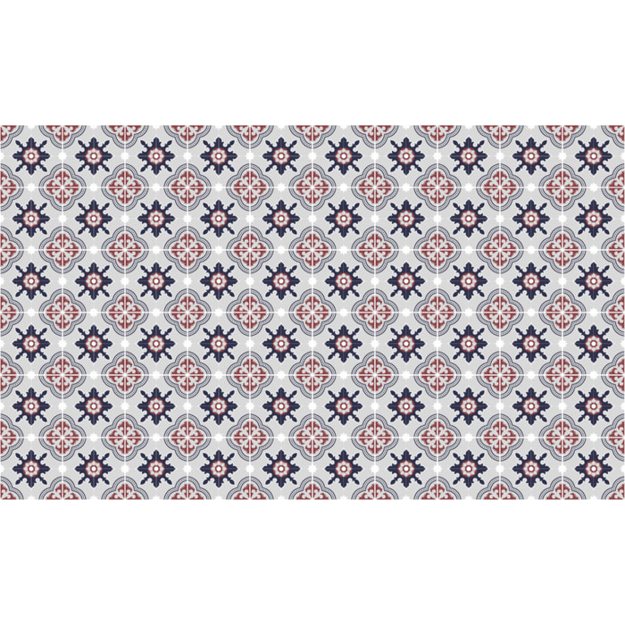 Stickers muraux - Sticker Mural Carrelage adhésif Cuisine Salle de Bain - 60 STICKERS CARRELAGES AZULEJOS ABDERA